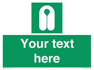 Custom sign safe condition Lifejacket